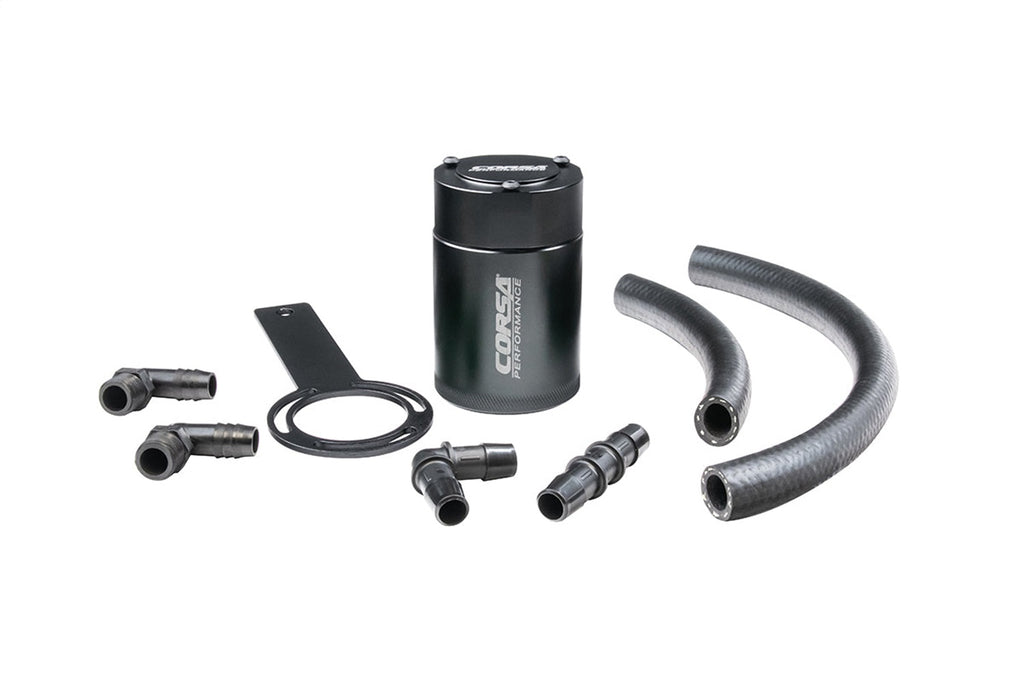 Corsa Performance CC0004 CORSA Performance 3 oz. aluminum oil catch can with mounting bracket for Select Ram