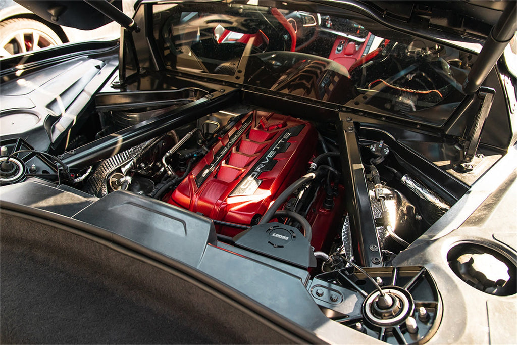Corsa Performance CC0005 CORSA Performance 3 oz. aluminum oil catch can with mounting bracket for Select Chevrolet Corvette