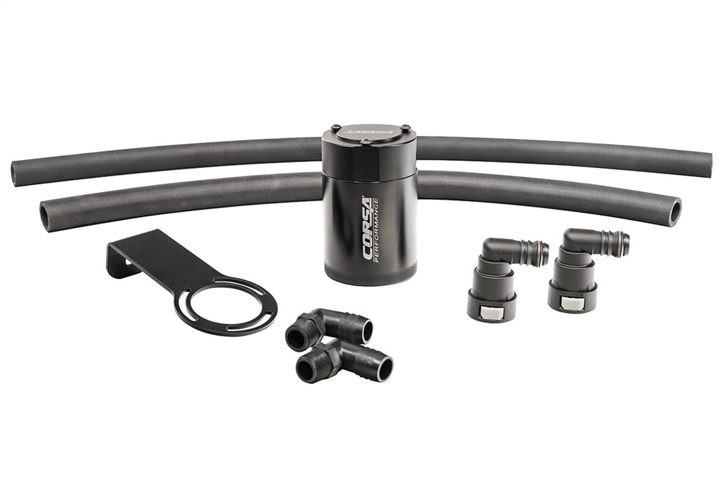 Corsa Performance CC0008 CORSA Performance 3 oz. aluminum oil catch can with mounting bracket for Select Ram