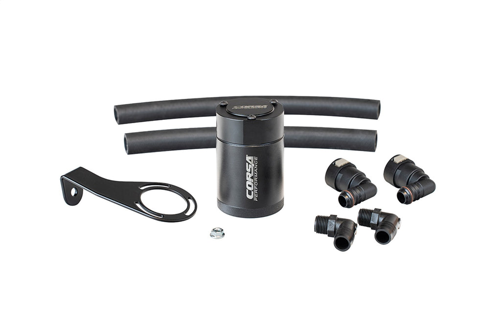 Corsa Performance CC0012 CORSA Performance 3 oz. aluminum oil catch can with mounting bracket for Select Ford Bronco