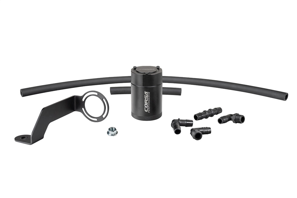 Corsa Performance CC0013 CORSA Performance 3 oz. aluminum oil catch can with mounting bracket for Select Chrysler 300, Dodge Challenger, Dodge Charger, Dodge Durango, Jeep Grand Cherokee