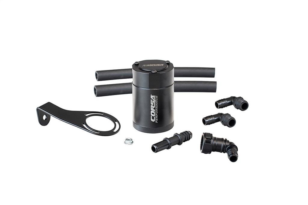 Corsa Performance CC0018 CORSA Performance 3 oz. aluminum oil catch can with mounting bracket for Select Ford Bronco