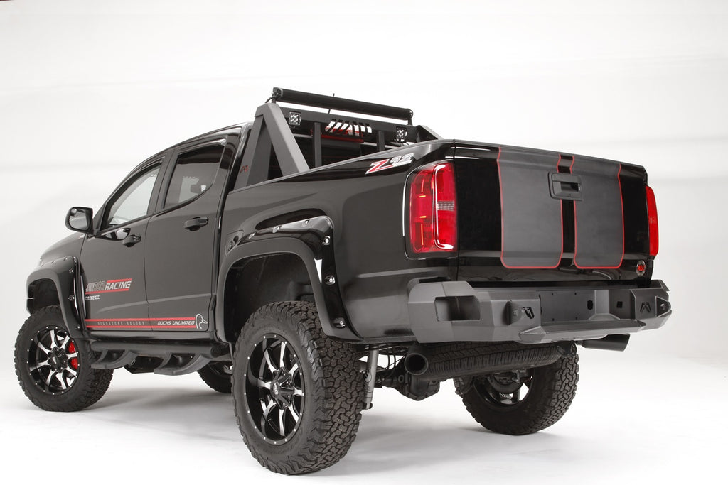 Fab Fours CC15-W3350-B Premium Rear Bumper for Select Chevrolet Colorado, GMC Canyon