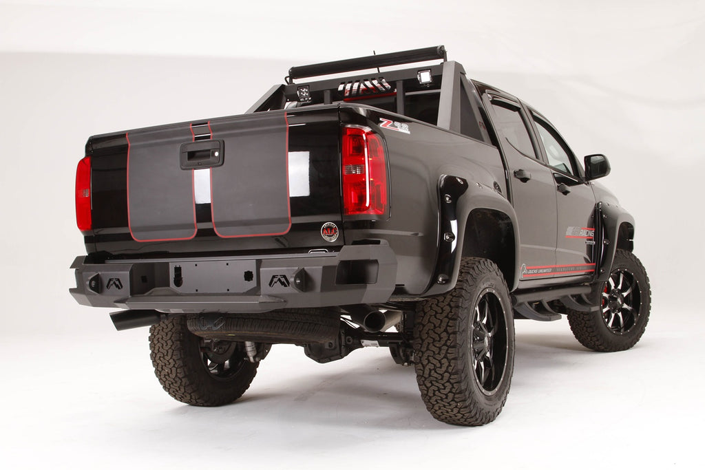 Fab Fours CC15-W3350-B Premium Rear Bumper for Select Chevrolet Colorado, GMC Canyon