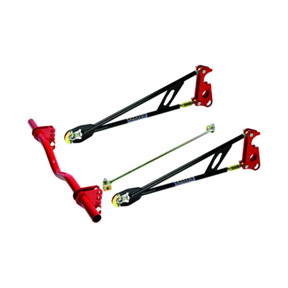 CHASSIS ENGINEERING 3627 Ladder Bar Suspension Kit w/Round X-Member
