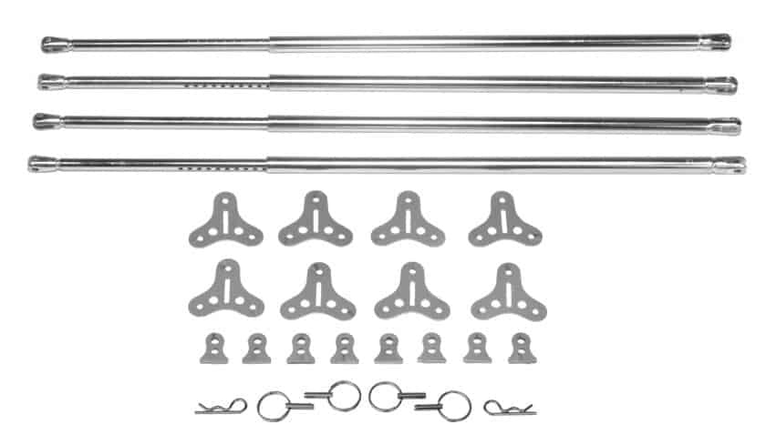 CHASSIS ENGINEERING 8015 Pro-Wing Strut Rod Kit