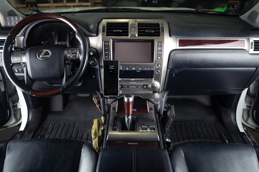 DV8 Offroad CCGX-02 Lexus GX 460 Center Console Molle Panels & Digital Device Bridge