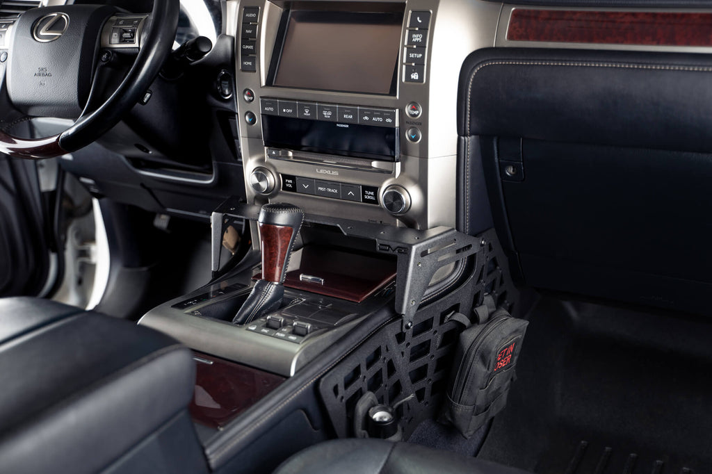 DV8 Offroad CCGX-02 Lexus GX 460 Center Console Molle Panels & Digital Device Bridge