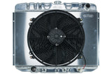 COLD CASE RADIATORS FOM588AK 67-70 Mustang BB 24in Ra diator & 16 Fan Kit AT