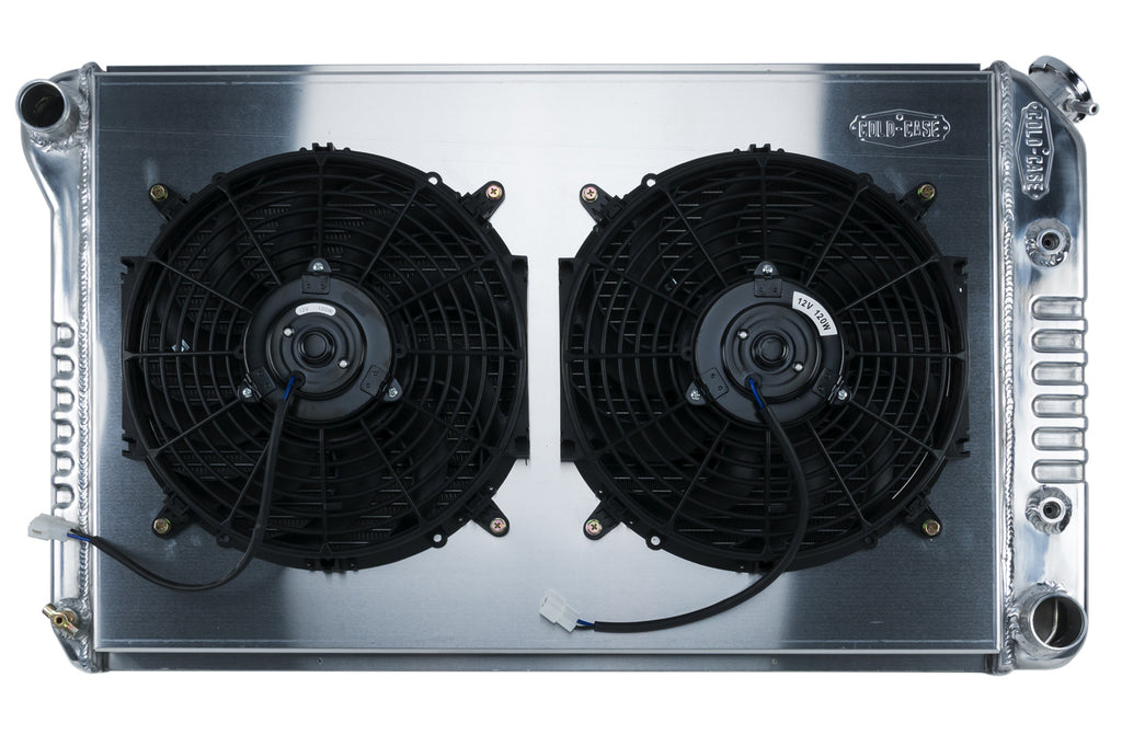 COLD CASE RADIATORS GMG544AK 78-88 GM G-Body Radiator & 12in Dual Fan Kit AT