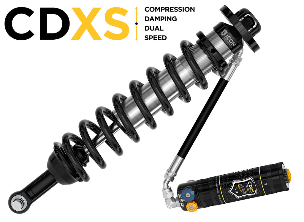 ICON Vehicle Dynamics 48700X 21-23 BRONCO FRONT 2.5 VS RR CDXS COILOVER KIT for Select Ford Bronco
