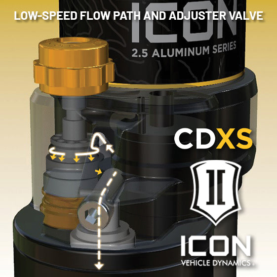 ICON Vehicle Dynamics 97720XP 09-25 F150 2/4WD 04-08 F150 4WD REAR 2.5 VS PB CDXS PAIR for Select Ford F-150