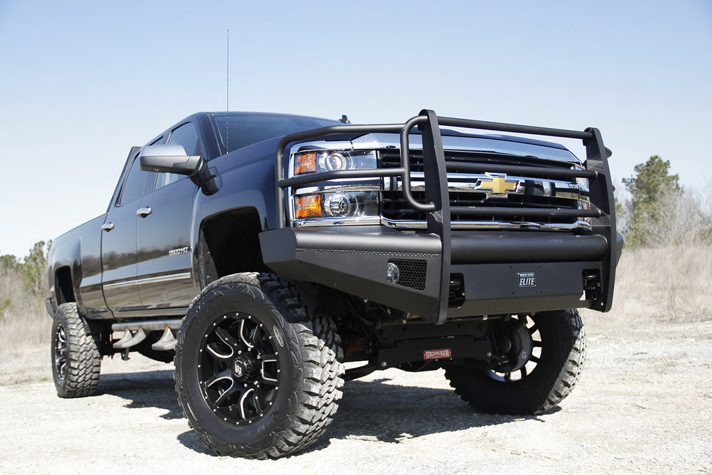 Fab Fours CH08-Q2060-1 Elite Front Bumper for Select Chevrolet Silverado HD, Chevrolet Silverado HD