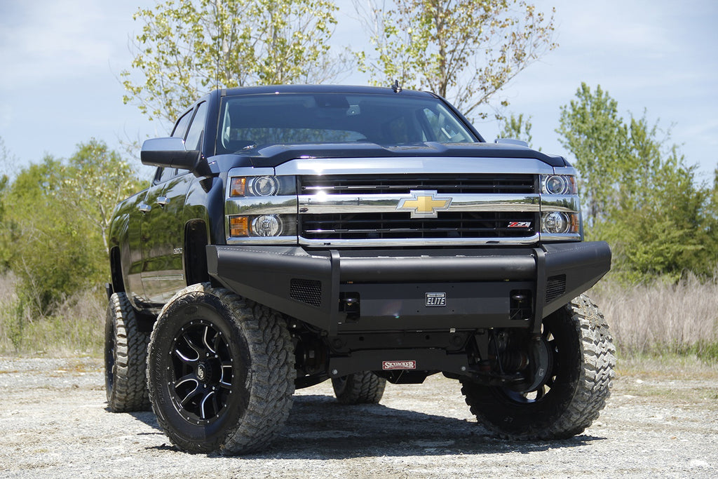 Fab Fours CH08-Q2061-1 Elite Front Bumper for Select Chevrolet Silverado HD, Chevrolet Silverado HD
