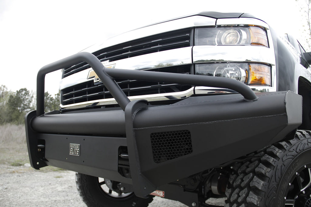 Fab Fours CH08-Q2062-1 Elite Front Bumper for Select Chevrolet Silverado HD, Chevrolet Silverado HD