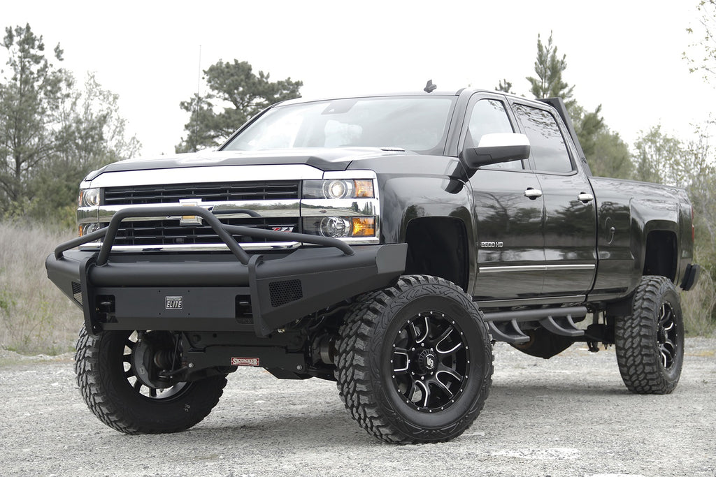Fab Fours CH08-Q2062-1 Elite Front Bumper for Select Chevrolet Silverado HD, Chevrolet Silverado HD