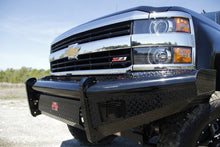 Load image into Gallery viewer, Fab Fours CH08-S2061-1 Black Steel Front Ranch Bumper for Select Chevrolet Silverado HD, Chevrolet Silverado HD