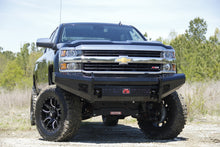 Load image into Gallery viewer, Fab Fours CH08-S2061-1 Black Steel Front Ranch Bumper for Select Chevrolet Silverado HD, Chevrolet Silverado HD