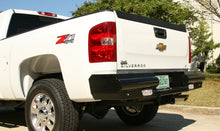 Load image into Gallery viewer, Fab Fours CH08-T1450-1 Black Steel Ranch Rear Bumper for Select Chevrolet Silverado HD, Chevrolet Silverado HD, GMC Sierra HD, GMC Sierra HD
