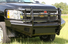 Load image into Gallery viewer, Fab Fours CH11-S2760-1 Black Steel Front Ranch Bumper for Select Chevrolet Silverado HD, Chevrolet Silverado HD