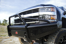 Load image into Gallery viewer, Fab Fours CH11-S2762-1 Black Steel Front Ranch Bumper for Select Chevrolet Silverado HD, Chevrolet Silverado HD