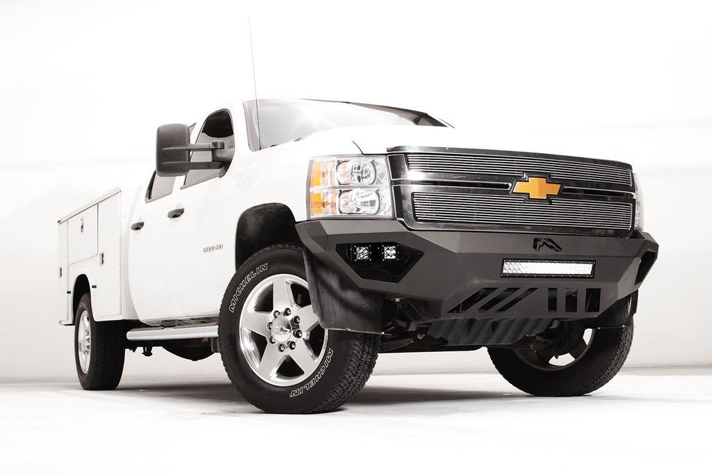Fab Fours CH11-V2751-B Vengeance Front Bumper for Select Chevrolet Silverado HD, Chevrolet Silverado HD