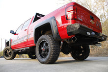 Load image into Gallery viewer, Fab Fours CH14-T3050-1 Black Steel Ranch Rear Bumper for Select Chevrolet Silverado HD, Chevrolet Silverado HD, GMC Sierra HD, GMC Sierra HD
