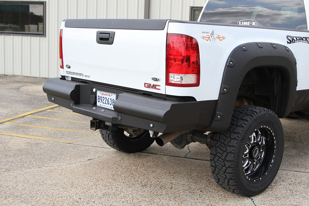 Fab Fours CH14-U3050-1 Elite Rear Bumper for Select Chevrolet Silverado HD, Chevrolet Silverado HD, GMC Sierra HD, GMC Sierra HD