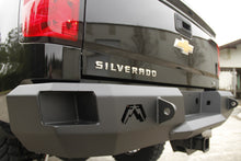 Load image into Gallery viewer, Fab Fours CH14-W3050-B Heavy Duty Rear Bumper for Select Chevrolet Silverado HD, Chevrolet Silverado HD, GMC Sierra HD, GMC Sierra HD