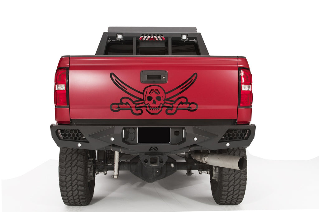 Fab Fours CH15-E3051-1 Vengeance Rear Bumper for Select Chevrolet Silverado HD, Chevrolet Silverado HD, GMC Sierra HD, GMC Sierra HD