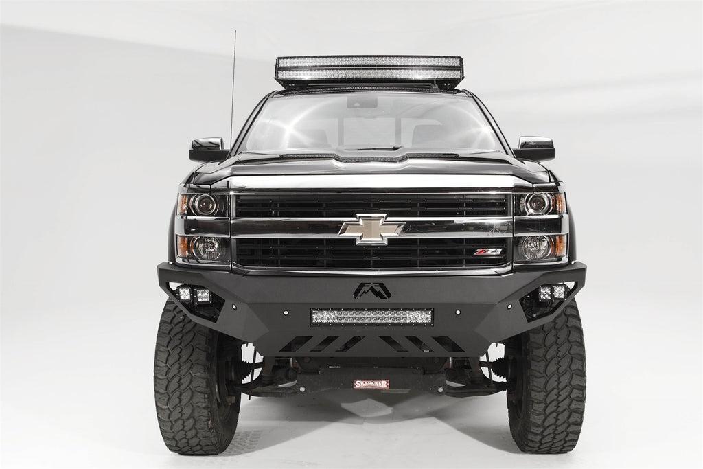 Fab Fours CH15-V3051-B Vengeance Front Bumper for Select Chevrolet Silverado HD, Chevrolet Silverado HD