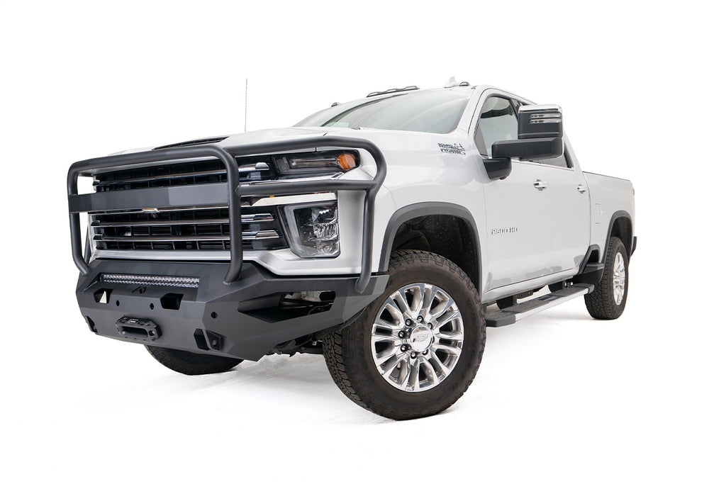 Fab Fours CH20-X4950-1 Matrix Front Bumper for Select Chevrolet Silverado HD, Chevrolet Silverado HD