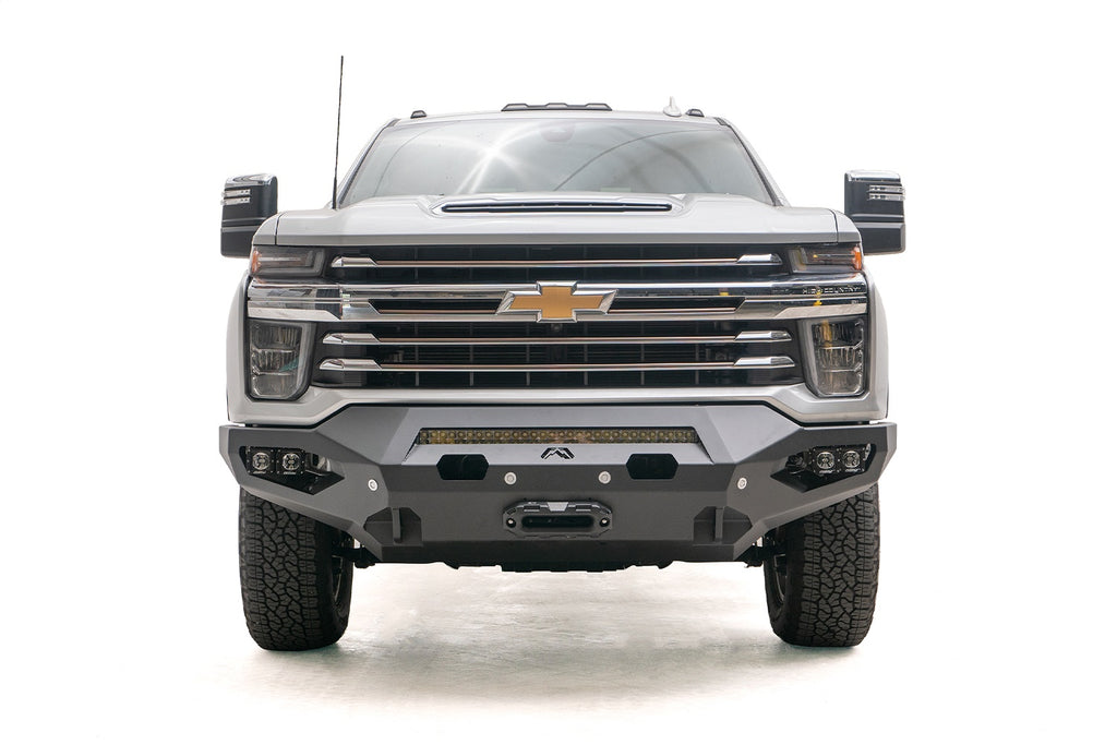 Fab Fours CH20-X4951-1 Matrix Front Bumper for Select Chevrolet Silverado HD, Chevrolet Silverado HD