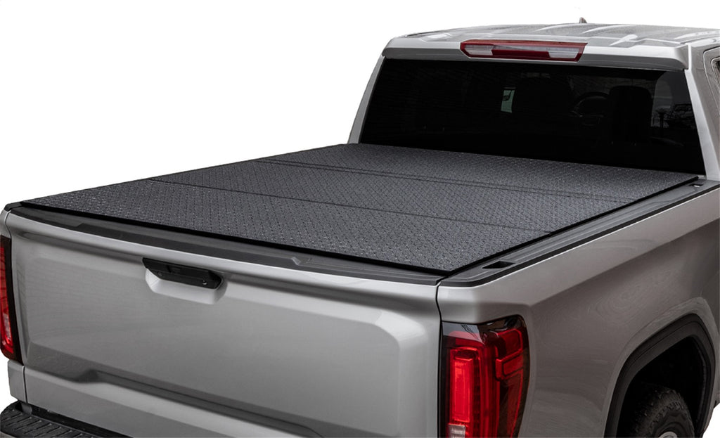 ACI B4020089 LOMAX™ Hard Tri-Fold Cover for Select Chevrolet Silverado 1500, Chevrolet Silverado LTD, GMC Sierra 1500, GMC Sierra Limited