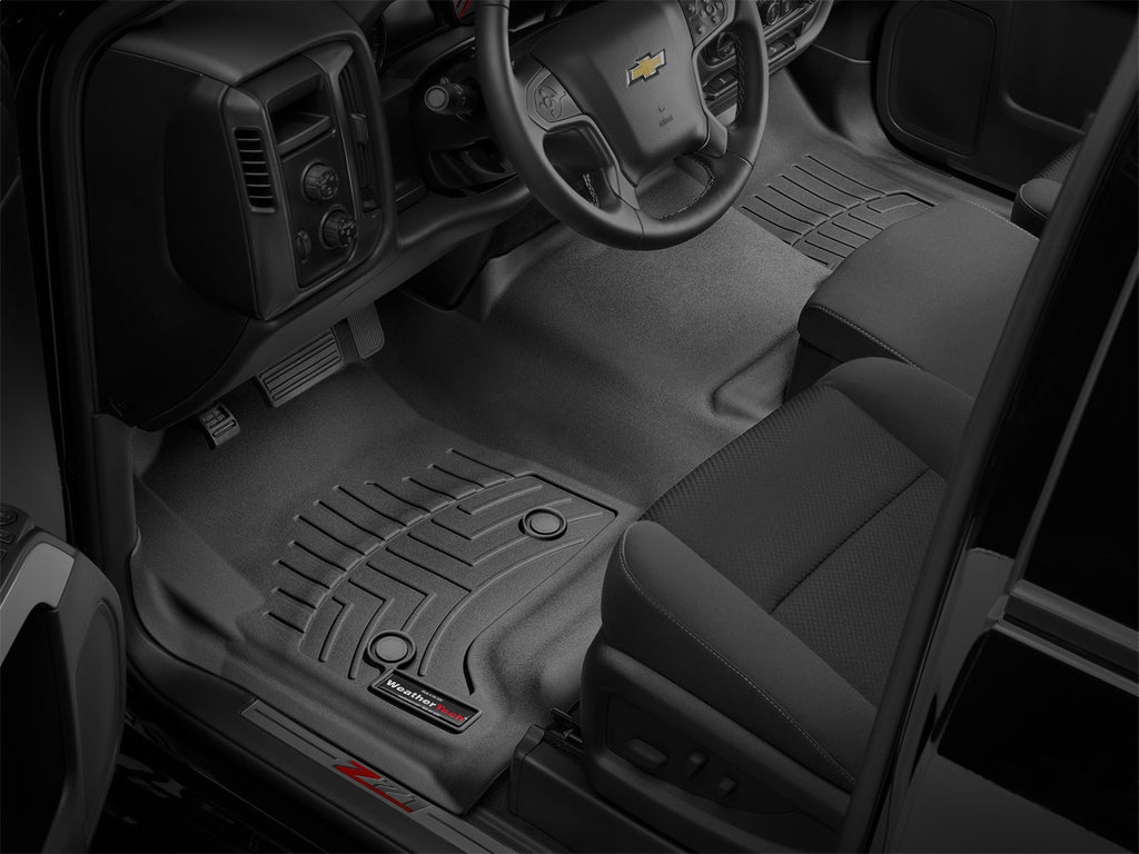 Weathertech 445431 FloorLiner™ DigitalFit® for Select Chevrolet Silverado 1500, Chevrolet Silverado LD, Chevrolet Silverado HD, Chevrolet Silverado HD, Chevrolet Suburban, Chevrolet Suburban HD, Chevrolet Tahoe, GMC Sierra 1500, GMC Sierra Limited, GMC