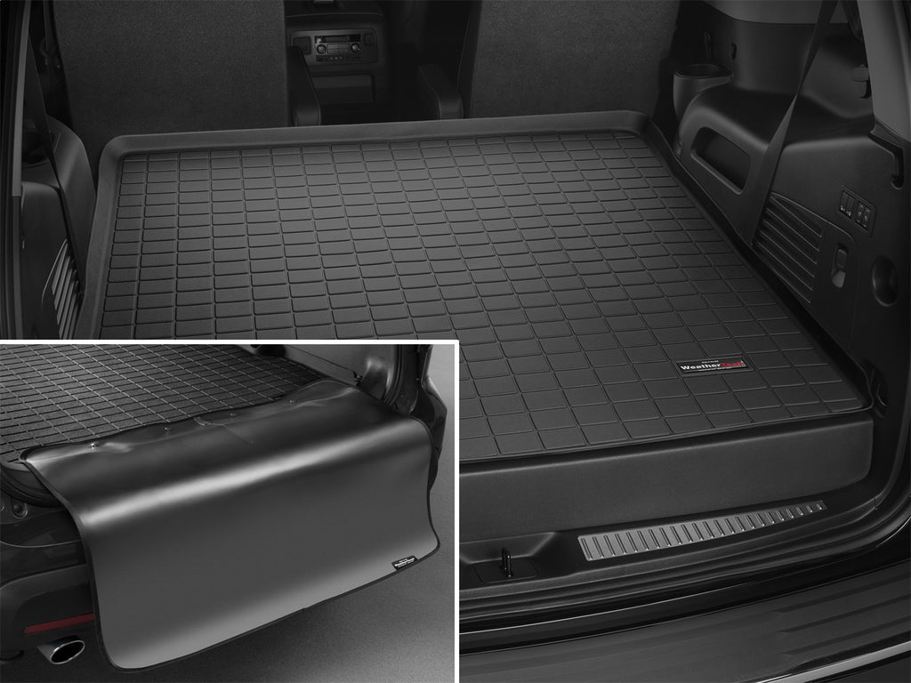 Weathertech 40710SK Cargo Liner w/Bumper Protector for Select Cadillac Escalade, Chevrolet Tahoe, GMC Yukon