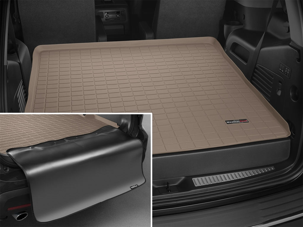 Weathertech 41710SK Cargo Liner w/Bumper Protector for Select Cadillac Escalade, Chevrolet Tahoe, GMC Yukon