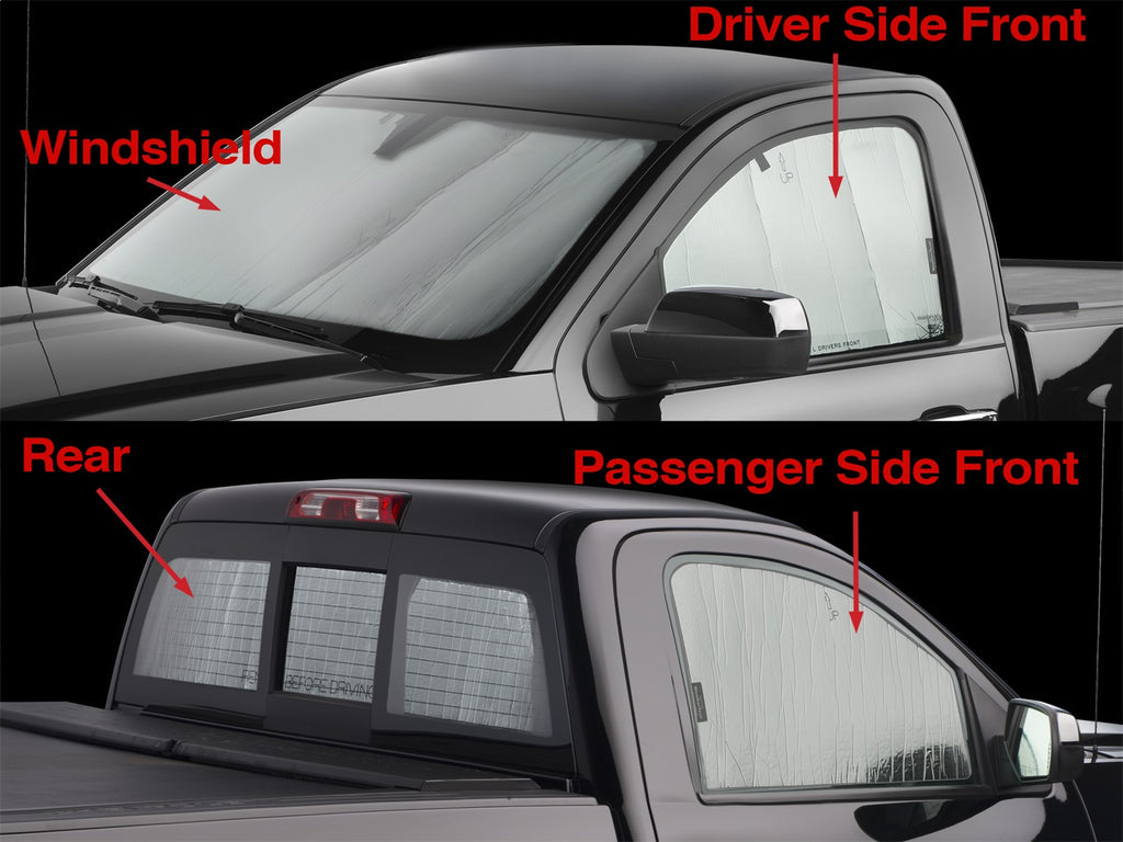 Weathertech TS0001K3 ® SunShade Full Vehicle Kit for Select Chevrolet Silverado 1500, Chevrolet Silverado HD, Chevrolet Silverado HD, GMC Sierra 1500, GMC Sierra HD, GMC Sierra HD