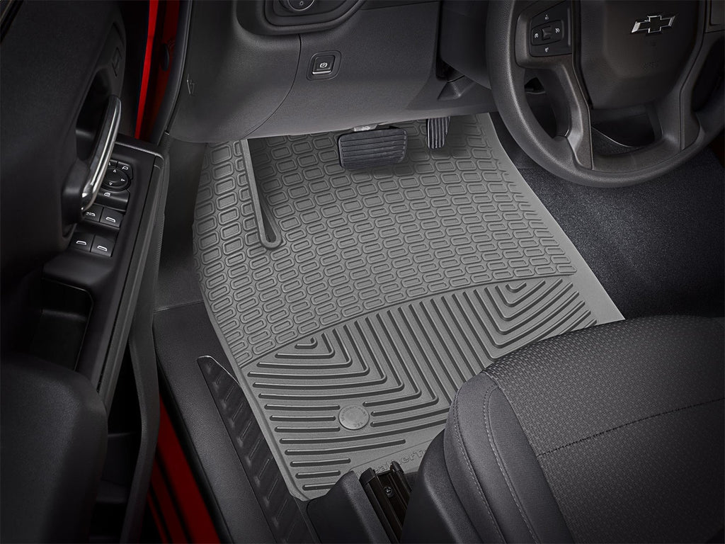 Weathertech W489GR All Weather Floor Mats for Select Chevrolet Silverado 1500, Chevrolet Silverado LTD, Chevrolet Silverado HD, Chevrolet Silverado HD, Chevrolet Silverado EV, GMC Sierra 1500, GMC Sierra Limited, GMC Sierra HD, GMC Sierra HD