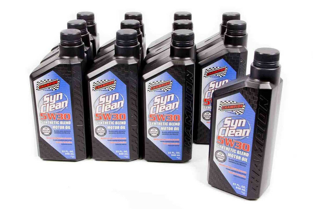 CHAMPION BRAND 4231H-12 5w30 Syn-Blend Oil Oil 12x1Qt
