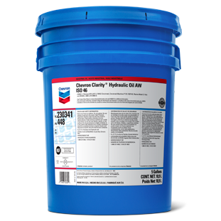 Chevron 23-0341-10 Clarity Hyd Oil AW ISO 46 (18.9L)