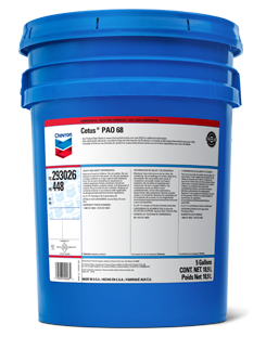 Chevron 29-3026-10 Cetus Pao 68 Synthetic Air Compressor Oil - 18.9L