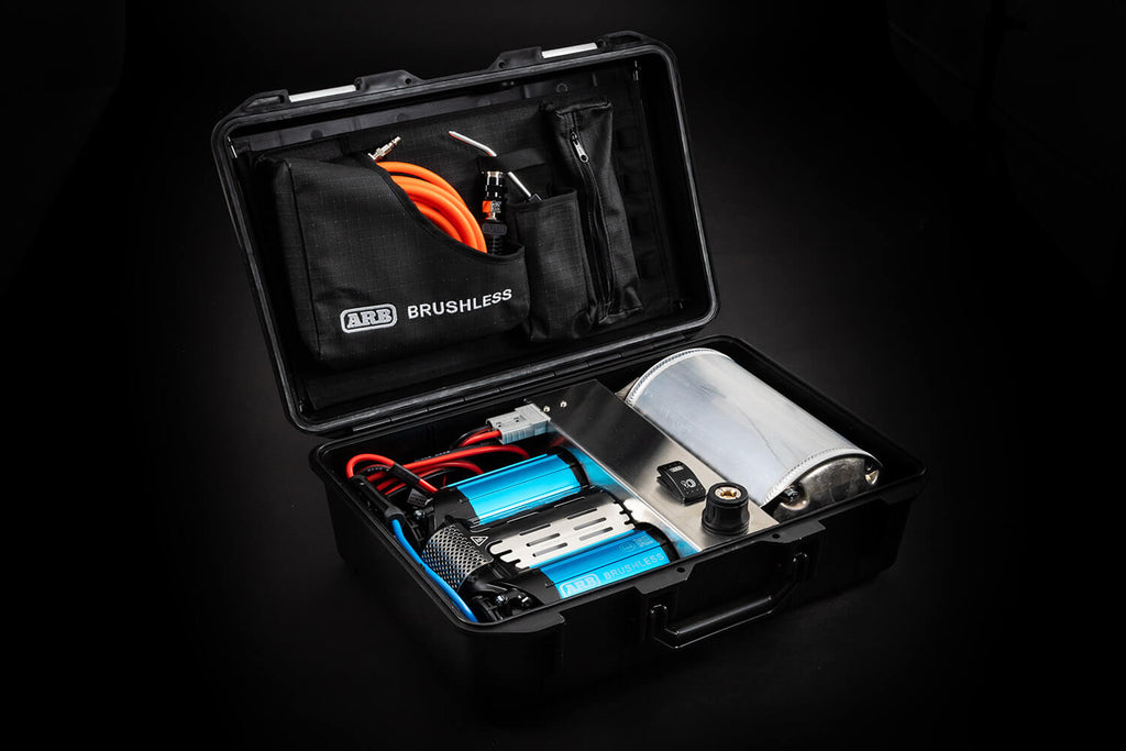 ARB CKBLTP12 Brushless Twin Motor Portable 12V Air Compressor