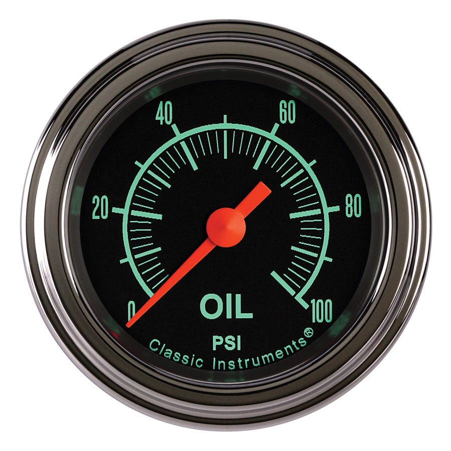CLASSIC INSTRUMENTS GS181SLF G/Stock Oil Pressure 2-1/8 Full Sweep