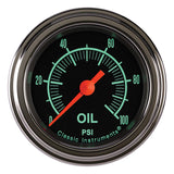 CLASSIC INSTRUMENTS GS181SLF G/Stock Oil Pressure 2-1/8 Full Sweep