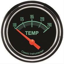 Load image into Gallery viewer, CLASSIC INSTRUMENTS GS226SLF-02 G/Stock Temperature Gaug e 2-5/8 Short Sweep