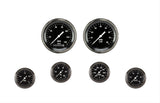 CLASSIC INSTRUMENTS HR101SLF Hot Rod 6 Gauge Set 2-1/8 Full Sweep