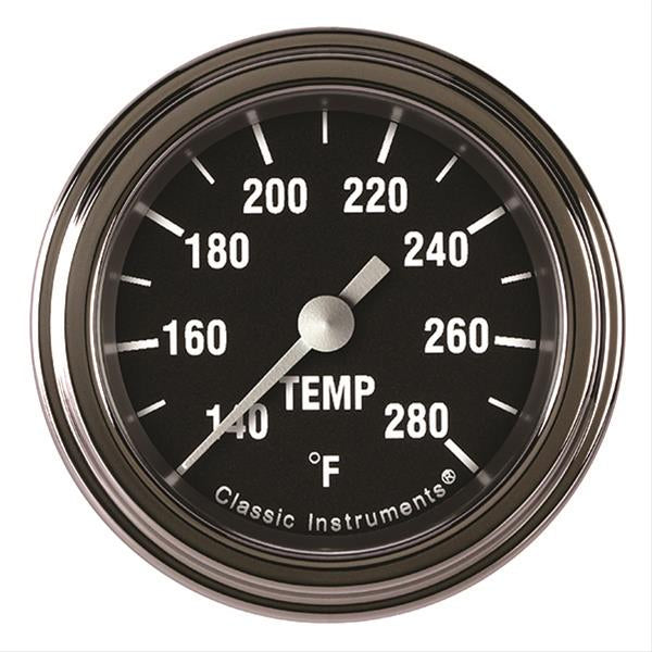 CLASSIC INSTRUMENTS HR126SLF-02 Hot Rod Temperature Gaug e 2-1/8 Full Sweep