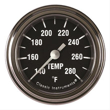 Load image into Gallery viewer, CLASSIC INSTRUMENTS HR126SLF-06 Hot Rod Temperature Gaug e 2-1/8 Full Sweep