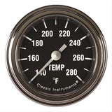 CLASSIC INSTRUMENTS HR126SLF-12 Hot Rod Temperature Gaug e 2-1/8 Full Sweep